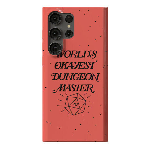 World's Okayest Dungeon Master Phone Case